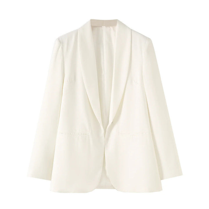 Ladies elegant blazer with unique cut and pockets Lune London