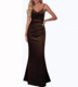Lune London | Solid Color Slim Fit Flowing Maxi Dress