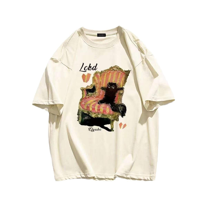 Sweatshirt pour femmes avec design de chat humoristique Chic & Stil
