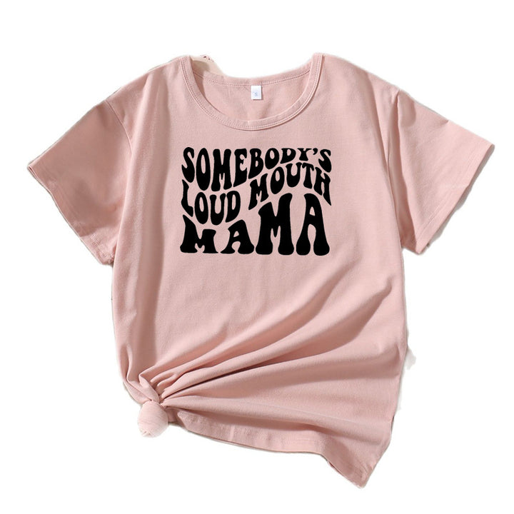 Ladies casual chic graphic T-shirt