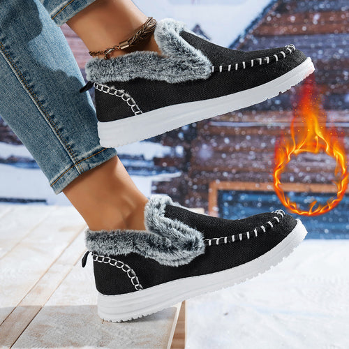 Ladies Comfortable and Cozy Sneakers Lune London