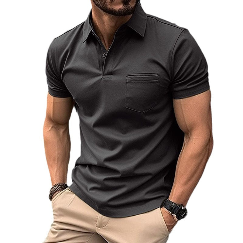 Men's Modern Fit Essential Polo Shirt Lune London