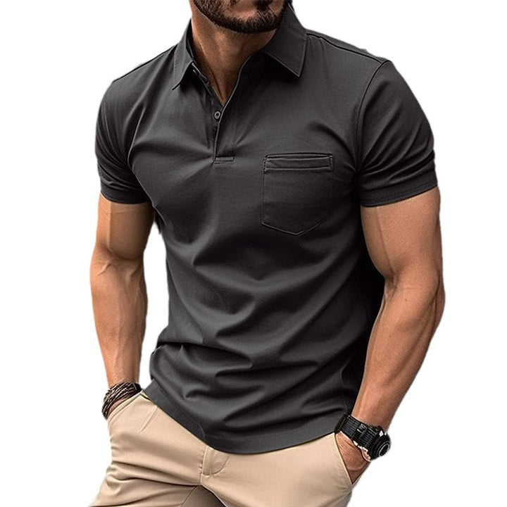 Men's Modern Fit Essential Polo Shirt Lune London