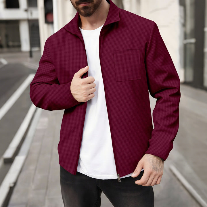 Casual men's jacket with a modern design and a practical chest pocket Lune London
