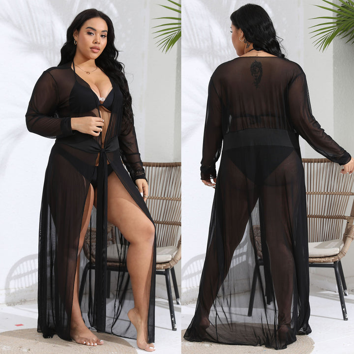Lune London Transparent Mesh Swim Dress for Women