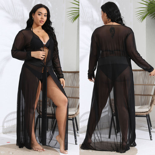 Lune London Transparent Mesh Swim Dress for Women