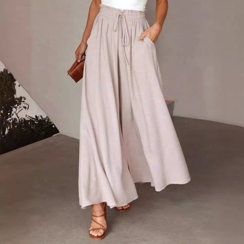 Women Wide Fluid Pants Lune London