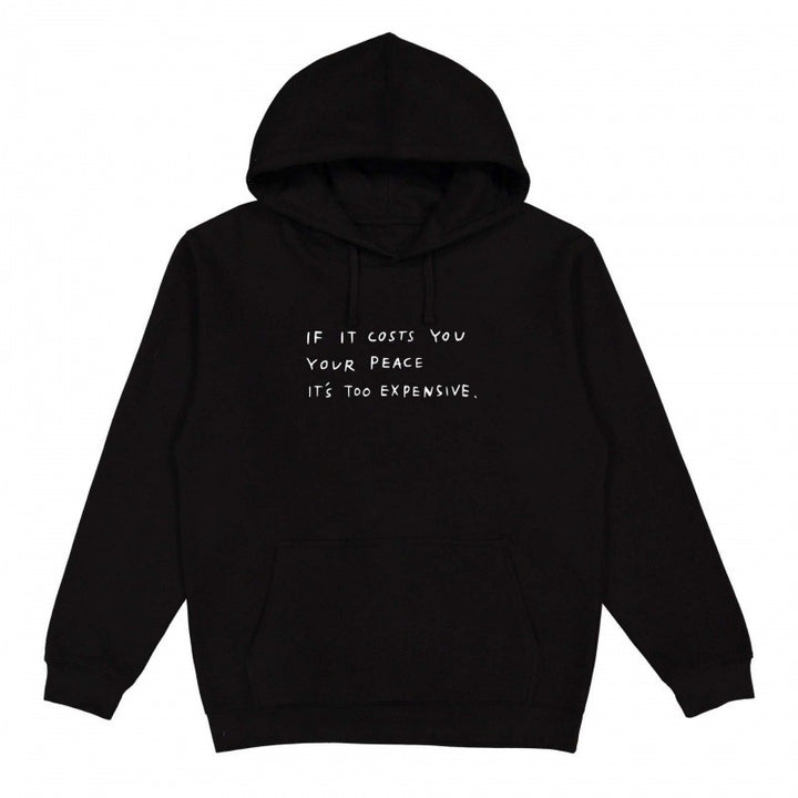 Women's hoodie with inspiring quote and comfortable fit Lune London