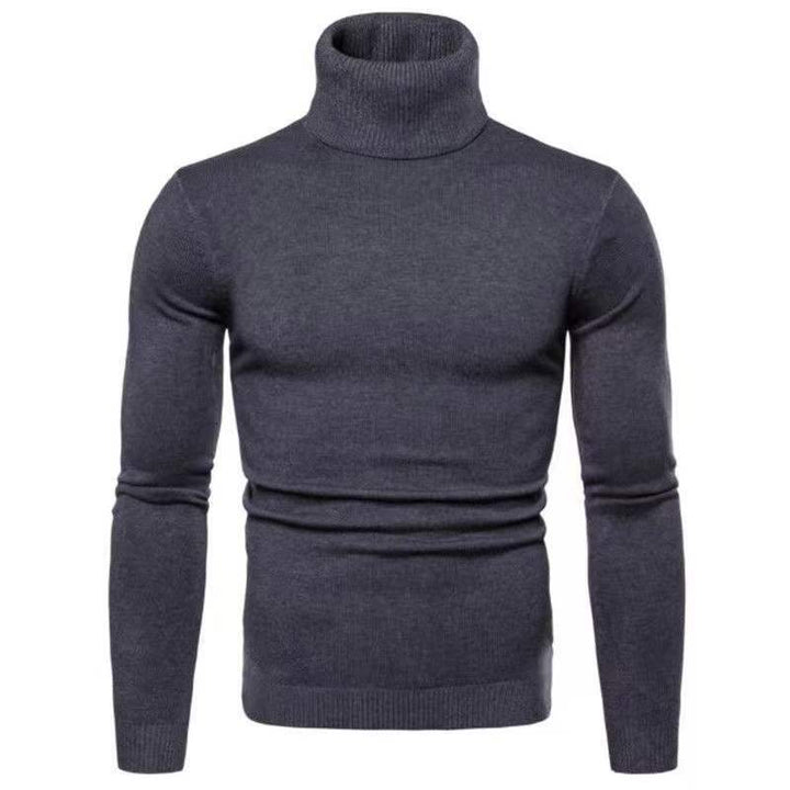 Men's slim fit fine cotton turtleneck sweater Lune London