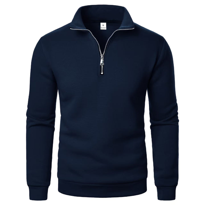 Men's sweatshirt with zipper and modern stand-up collar Chic & Stil