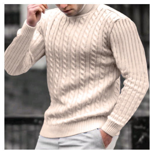 Men's turtleneck sweater in comfortable knit Lune London
