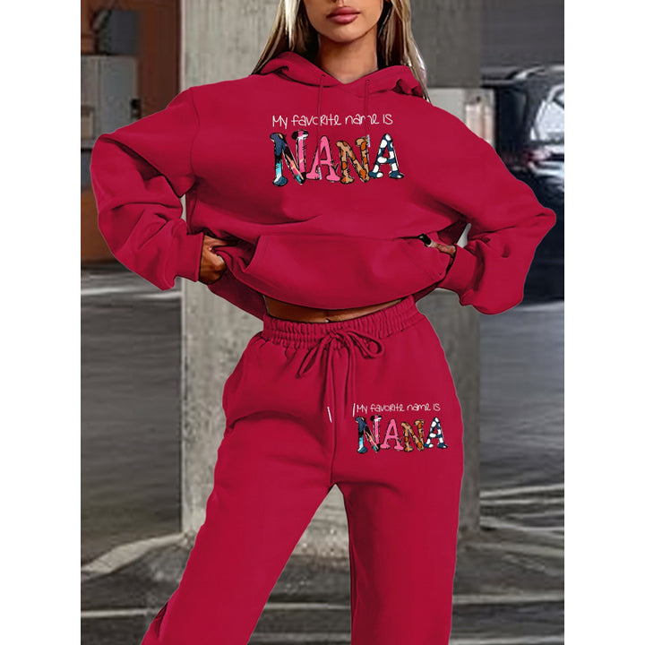 Women's tracksuit with creative lettering and comfortable fit Lune London