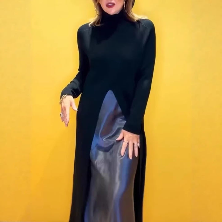 Robe Maxi Élégante pour Femme avec Fente Latérale Raffinée Chic & Stil