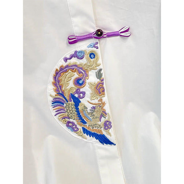 Embroidered collar shirt for women Lune London