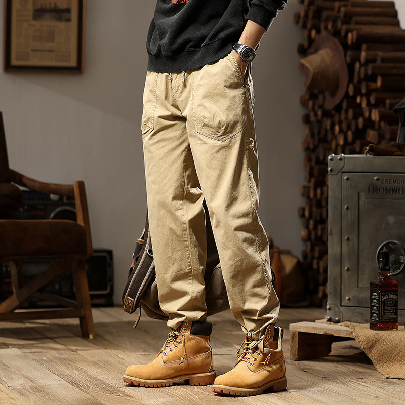 Pantalon cargo multifonctionnel pour hommes Lune London