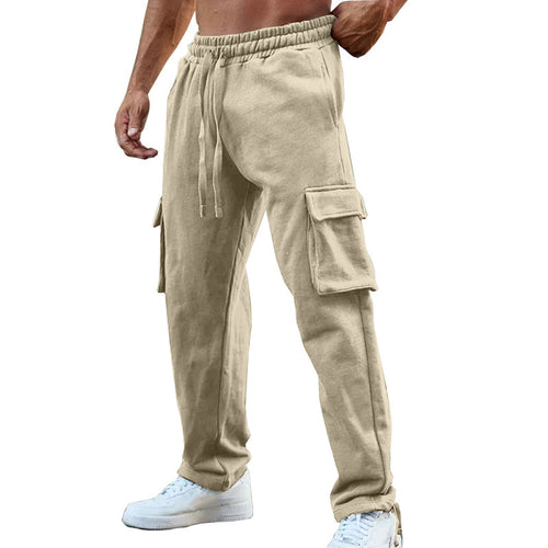 Men's casual cargo jogging pants with elastic waistband and practical side pockets Lune London