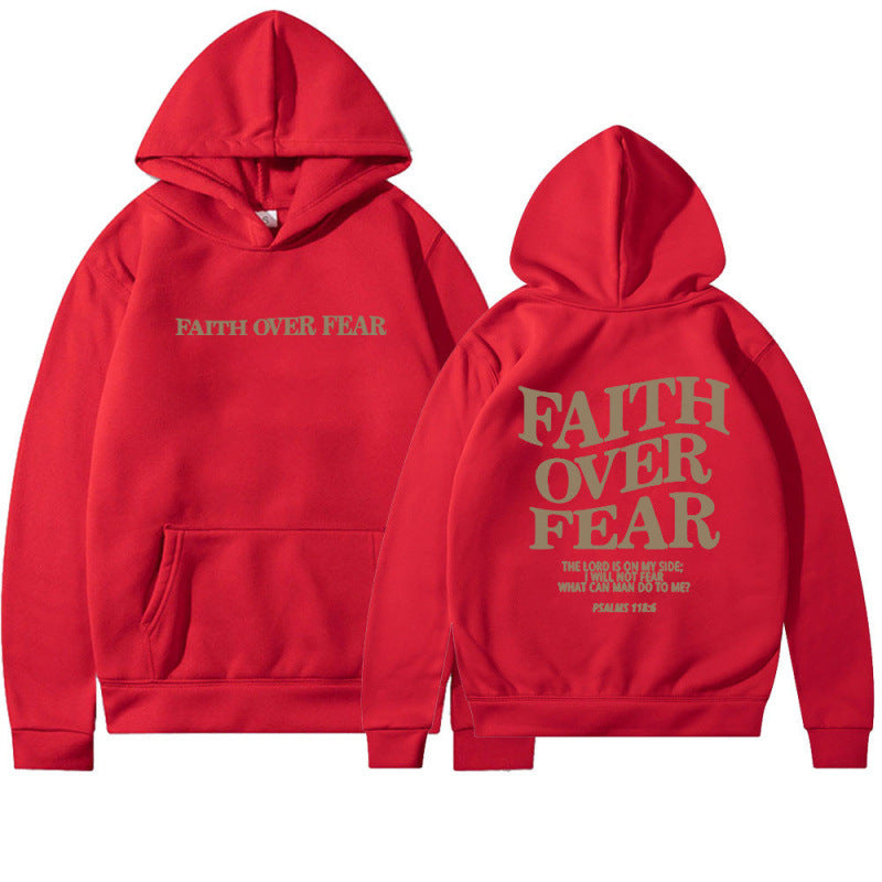 Women's hoodie with inspirational lettering and high-quality cotton Lune London
