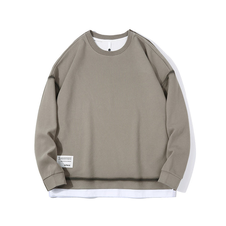 Men's casual sweatshirt with modern layered design Lune London