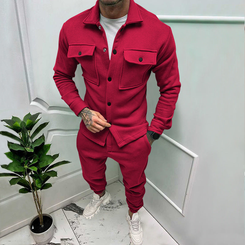 Modern leisure suit for men with practical pockets Lune London