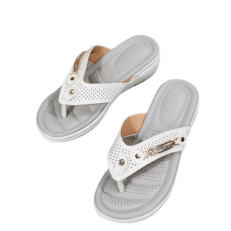 Ladies Stylish Chic and Stylish Perforated Toe Sandals