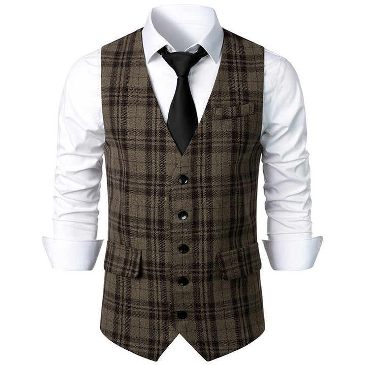 Classic checkered jacket for men with a sleek cut and practical pockets Lune London