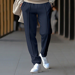 Women's casual jogging pants with elastic waistband and side pockets Lune London