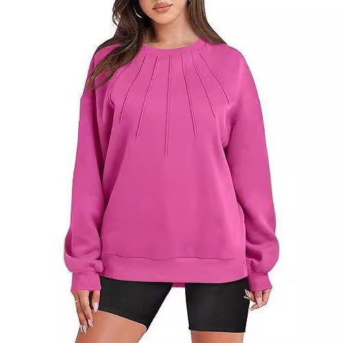 Oversized sweatshirt for women with structured design Lune London