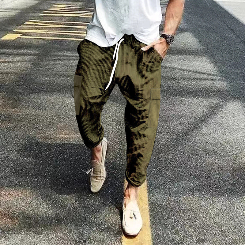 Cargo jogger pants for men with practical side pockets and comfortable fit Lune London