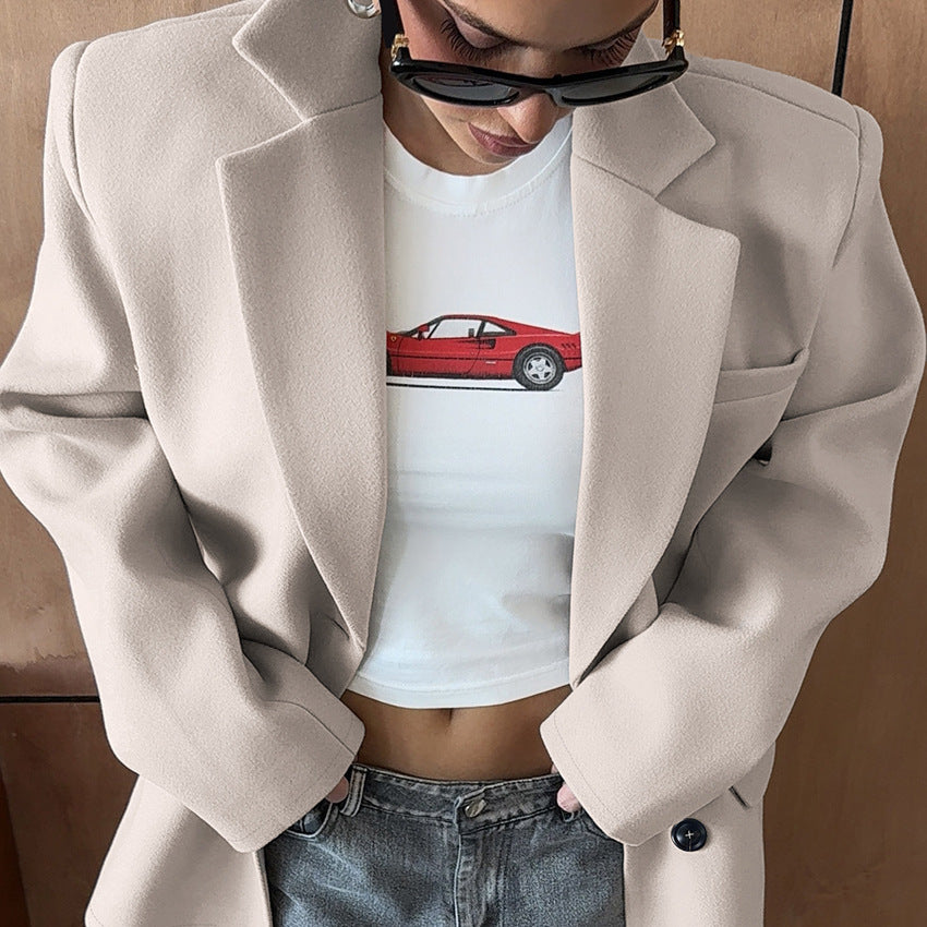 Lune London oversized fashion blazer for women