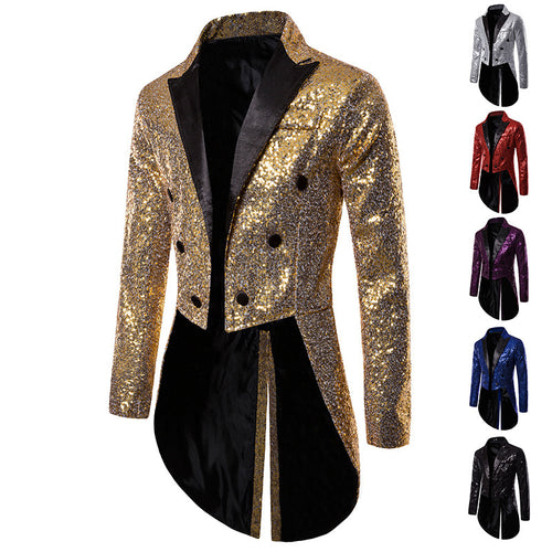 Glamorous sequin blazer for men with exclusive design Lune London