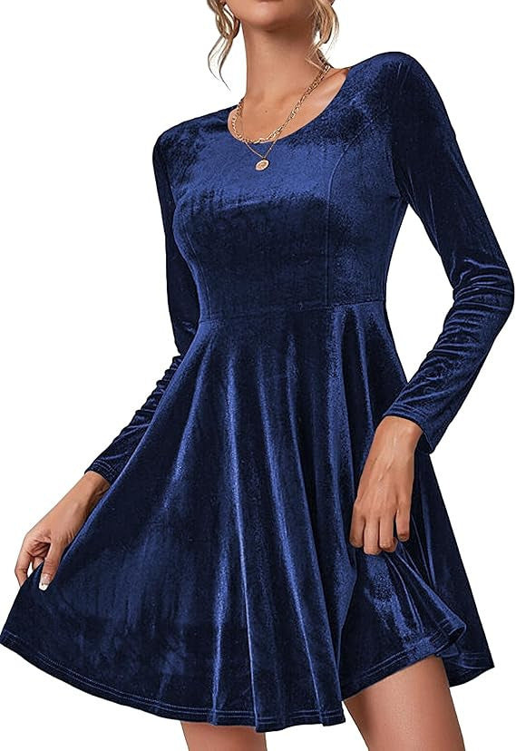 Women Velvet Dress Lune London