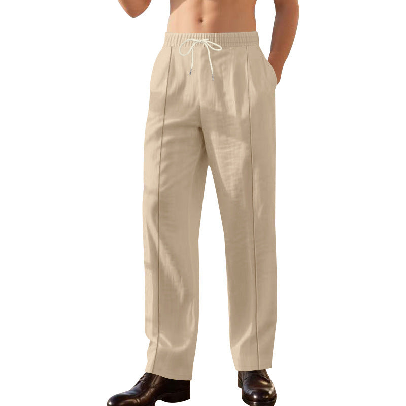 Men's elegant casual pants with adjustable waistband Lune London
