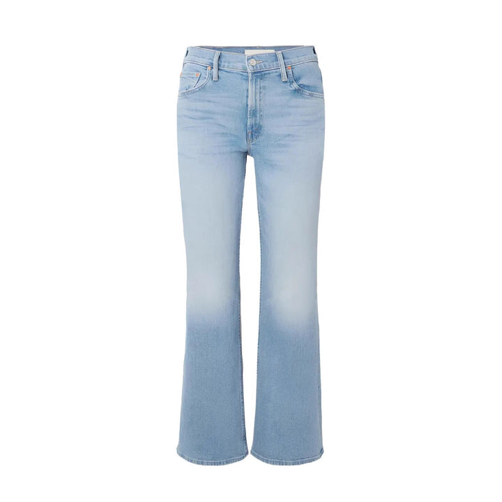 Wide cropped jeans for women with high waist and flared leg Lune London