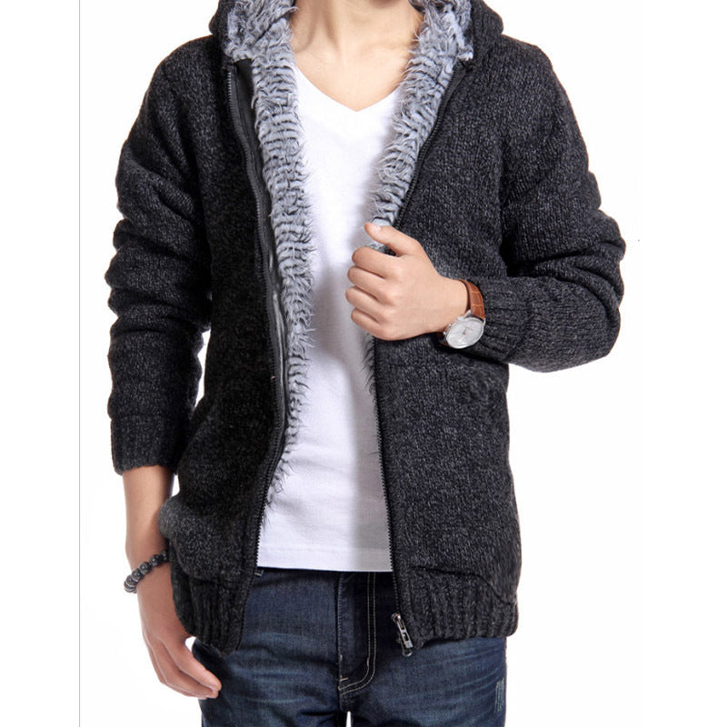Cozy knit jacket for men with high-quality inner lining Lune London