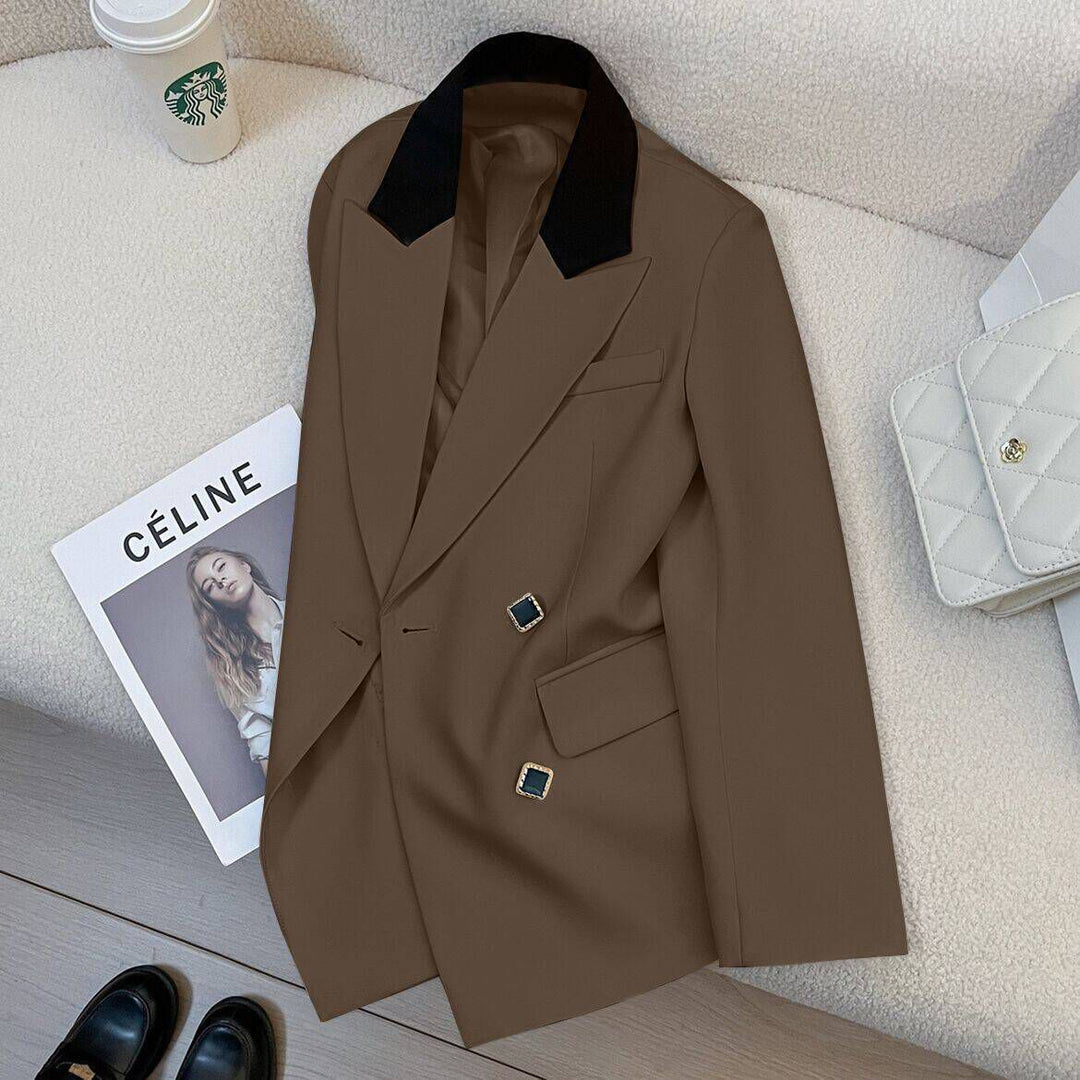 Blazer élégant et moderne à double boutonnage pour femme Chic & Stil