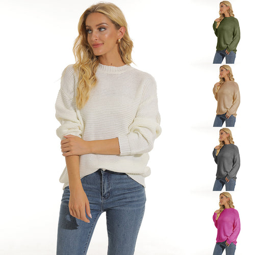 Women's sweater with textured knit pattern and comfortable cut Lune London
