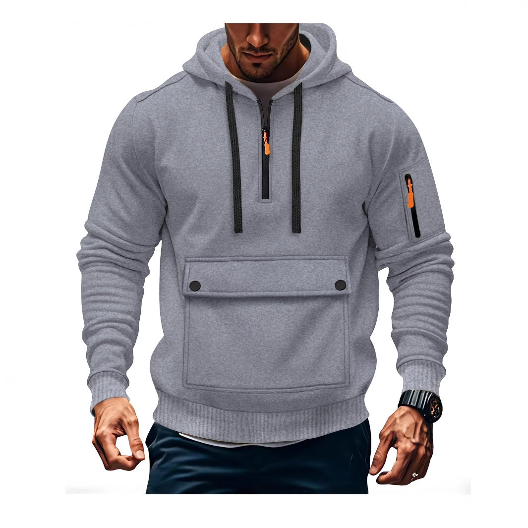 Casual hoodie for men with practical pockets Lune London