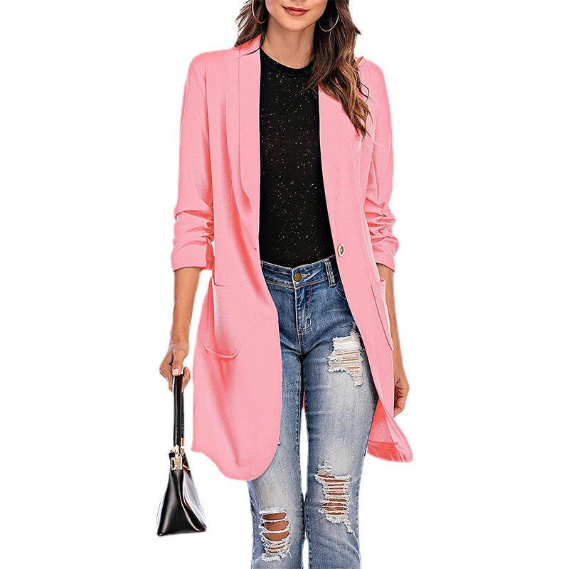 Stretch blazer for women with a modern fit and Lune London pockets