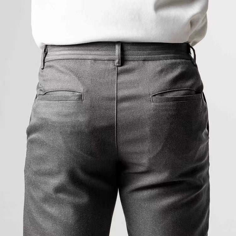 Trendy chino pants for men with elastic waistband and practical pockets Lune London