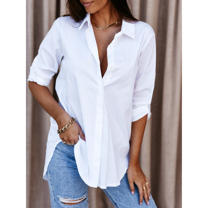 Lune London Casual Button-Up Shirt for Women