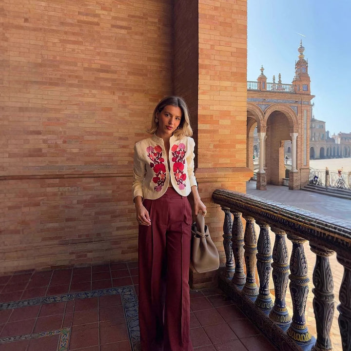 Elegant women embroidered jacket Lune London