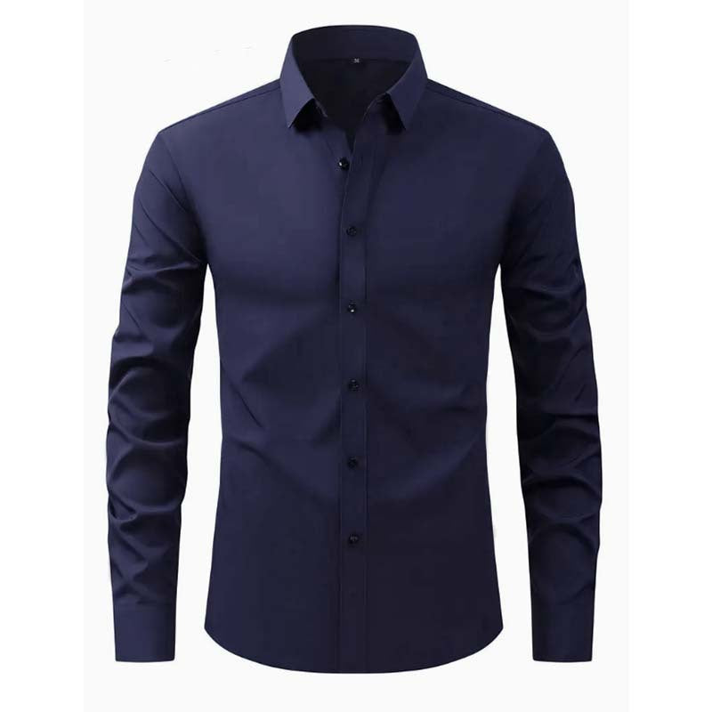 Men's Long-Sleeve Shirt with Innovative Cut and Modern Design Lune London