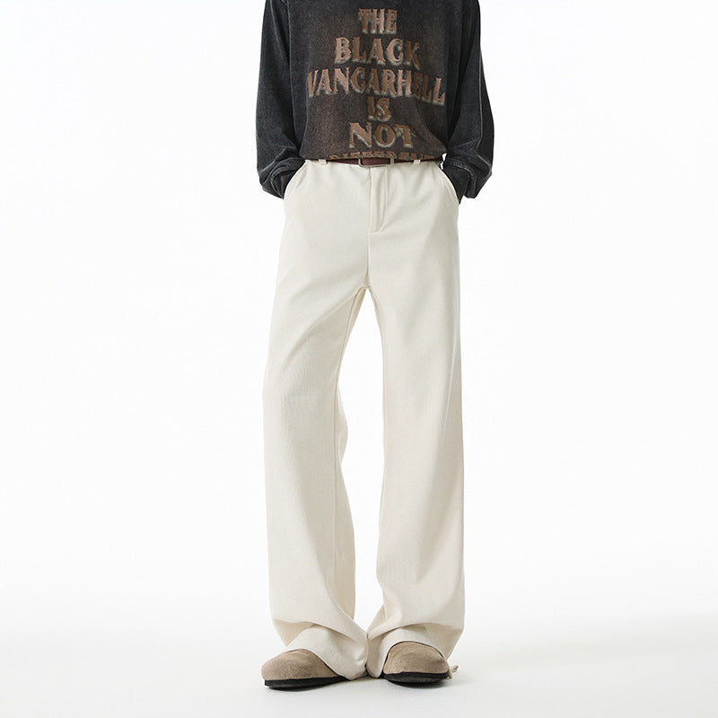 Lune London | Men's Wide-Cut Leisure Pants made of high-quality material with elastic waistband