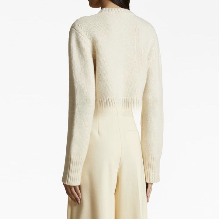 Cardigan court en tricot pour femmes avec des boutons Chic & Stil