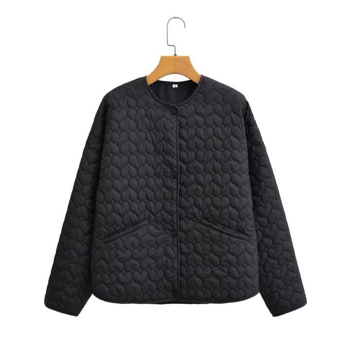 Quilted transition jacket for women with side pockets and modern design Lune London