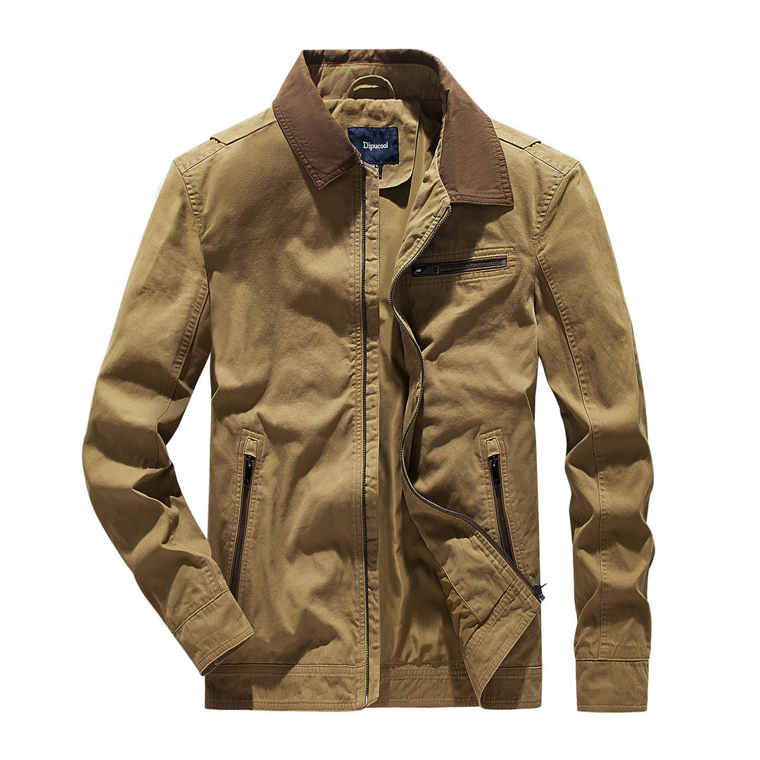 Transitional jacket for men with a catchy collar Lune London