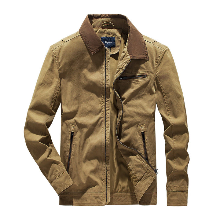 Transitional jacket for men with a catchy collar Lune London