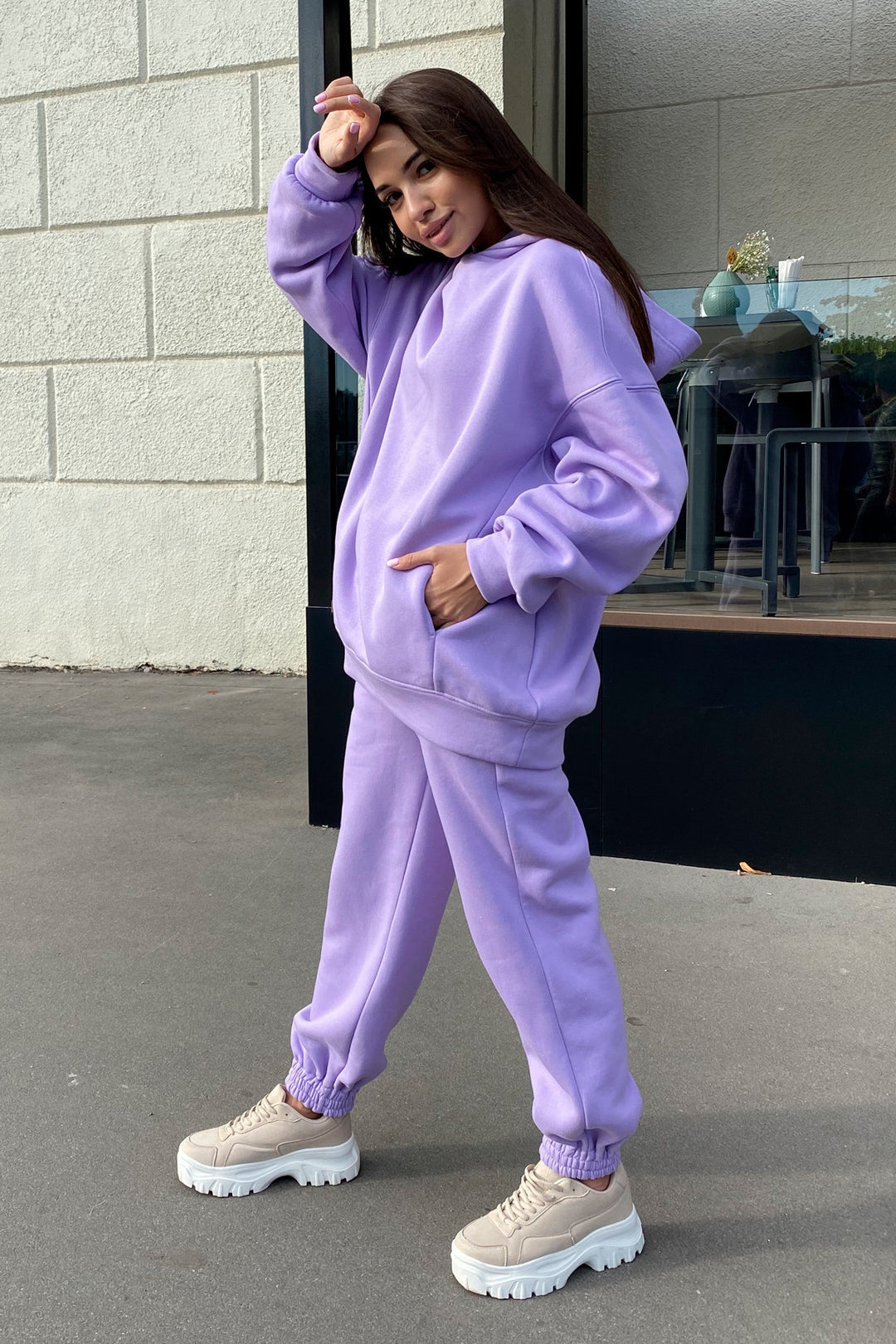 Lune London Comfortable Hooded Sweatpants Set for Women