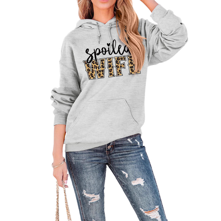 Sweat à capuche pour femmes avec lettrage créatif et élégant Chic & Stil