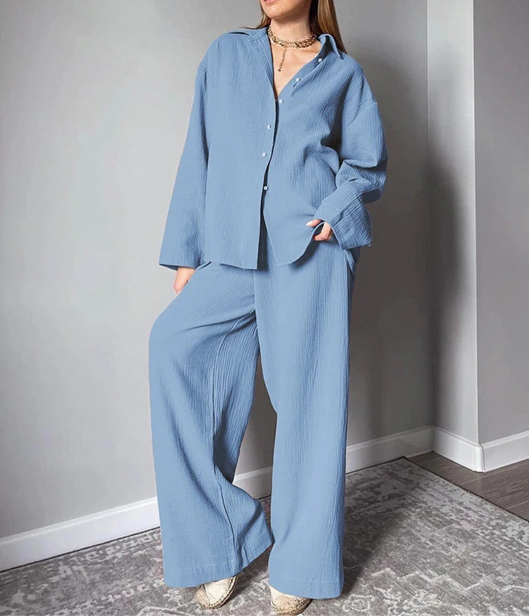 Women Relaxed Fit Coordinated Structured Chic Set